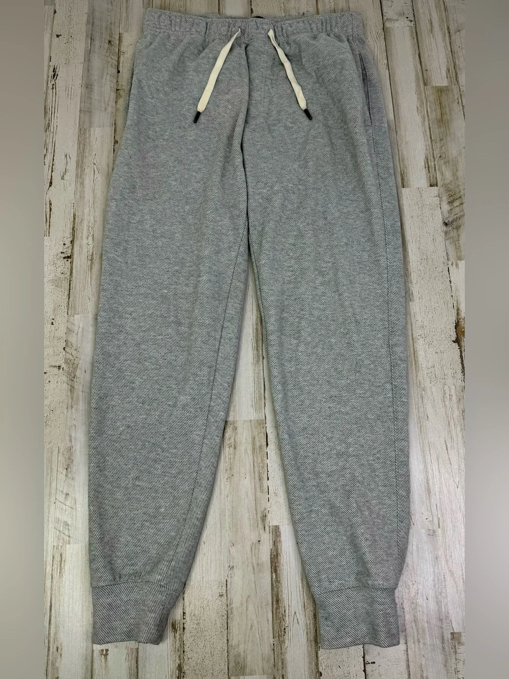 J Crew Mens Jogger Sweatpants Gray Slim Fit Zip Pocket Pants Small Lot Of 2